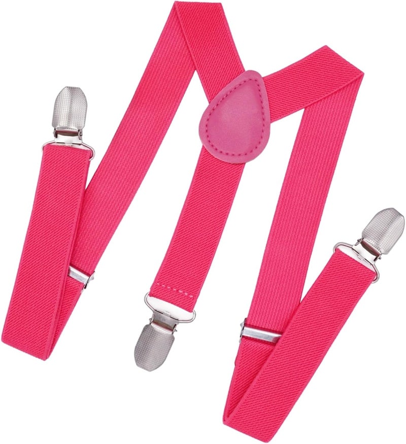 NumRealm Store Child Kids Suspenders Adjustable Y-Shape Elastic Braces with Non-Slip Silicone Pads Suitable for Boys Girls Toddler - Image 1